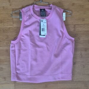 adidas Pink Sleeveless Crop Top